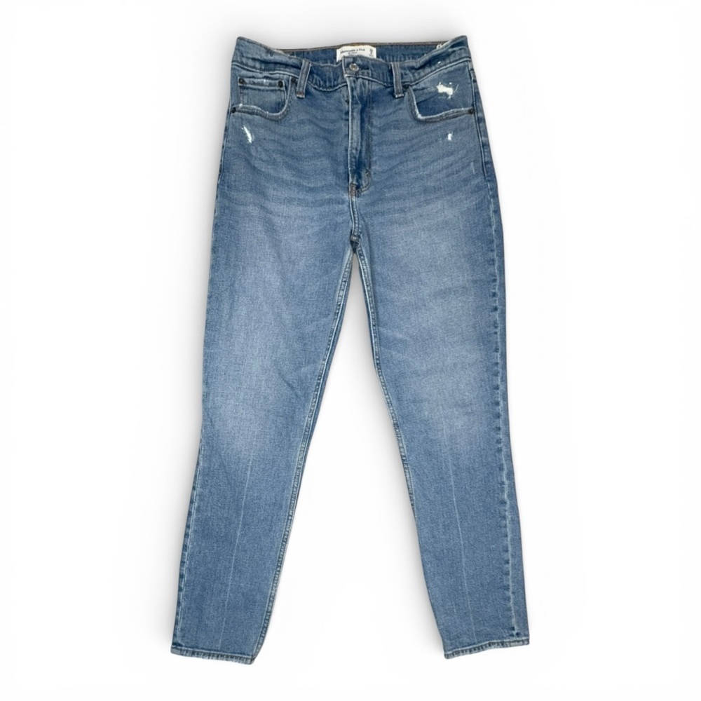 Abercrombie The Skinny  High-Rise Distressed Jean Size 29 - Picture 2 of 6
